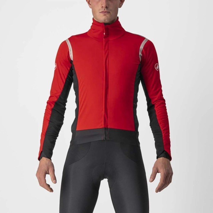 Jacket Castelli Alpha RoS 2 Jacket - Red/Dark Gray Castelli