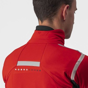 Jacket Castelli Alpha RoS 2 Jacket - Red/Dark Gray Castelli