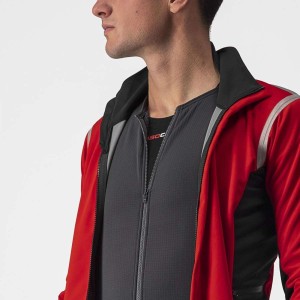 Jacket Castelli Alpha RoS 2 Jacket - Red/Dark Gray Castelli