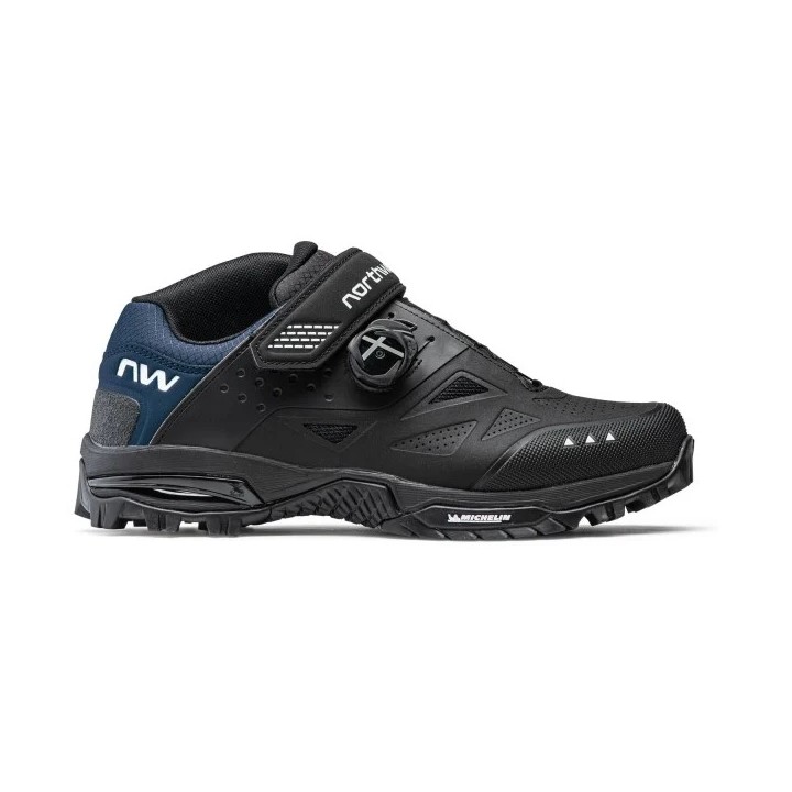 Shoes Northwave Enduro Mid 2 - Black/Dark Blue Northwave