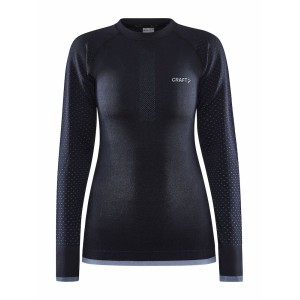 Shirt Intima Woman Long Sleeves Craft ADV Warm Intensity LS - Black Craft