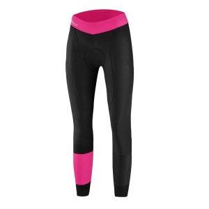 Women's long trousers Dotout Mystic Tight - Black/Fucsia Dotout