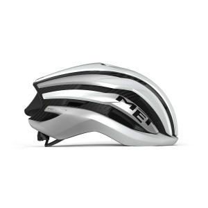 Casco Met Thirty 3K Carbon Mips® - White Metalized Met