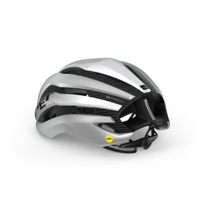 Casco Met Thirty 3K Carbon Mips® - White Metalized Met