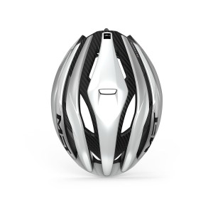 Casco Met Thirty 3K Carbon Mips® - White Metalized Met