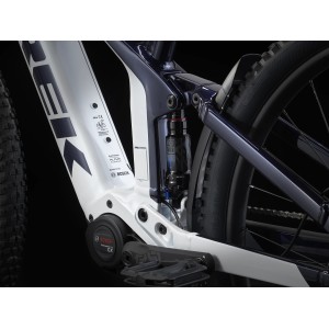 Trek Powerfly FS 7 Gen 2 bicycle - Crystal White/Alpine-Dark Blue Fade 2022 Trek Bikes