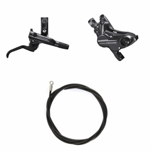 Disk Brake Kit Shimano Deore Dx/Post. 4 Pist. BL-M6100 + BR-M6120 + Tube Shimano