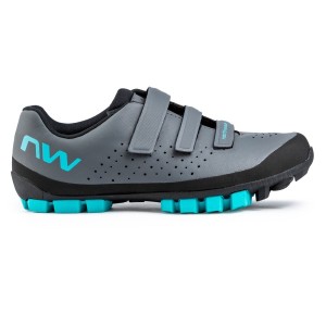 Shoes Northwave woman Hammer - Dark grey/Turquoise Northwave