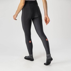 Women's Long Trousers Castelli Very fast Tight - Black Castelli