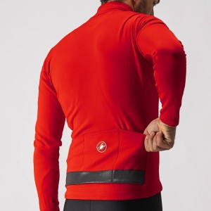 Knife Castelli Puro 3 Jersey - Red/Black reflex Castelli