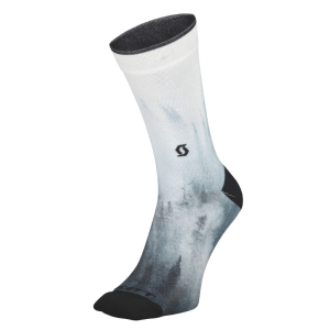 Socks Scott Trail Tree Crew - Black/white Scott