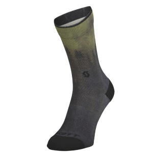 Socks Scott Trail Tree Crew - Fir green/black Scott