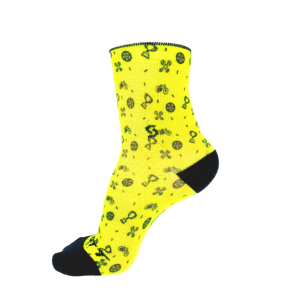 Socks Scott junior Crew - Sulphur yellow Scott