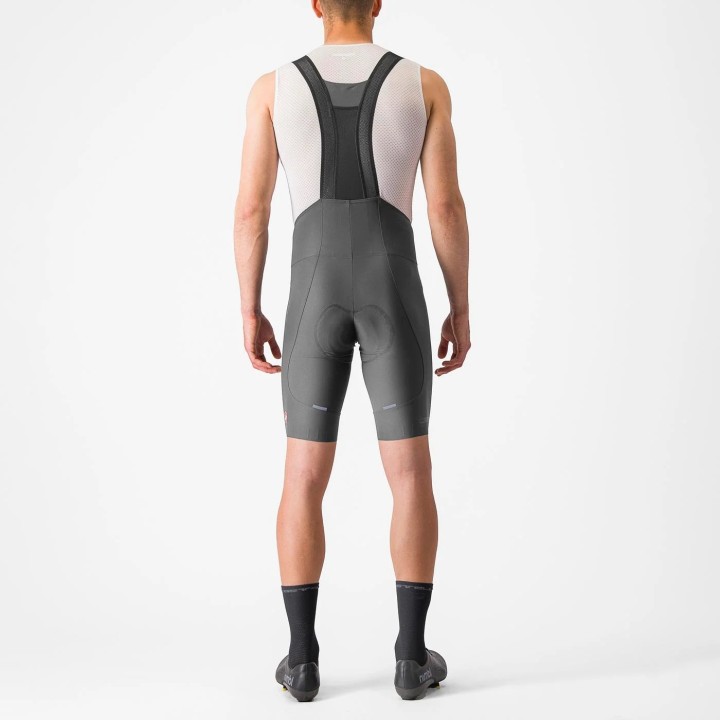 Short salopettes Castelli Espresso bibshort - Gunmetal gray Castelli