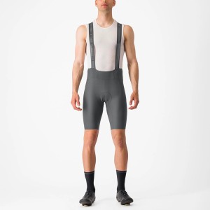 Short salopettes Castelli Espresso bibshort - Gunmetal gray Castelli