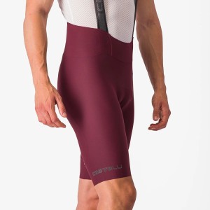 Short salopettes Castelli Espresso bibshort - Deep burgundy Castelli