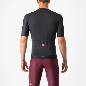 Knife Castelli Espresso jersey - Light black/Dark gray Castelli