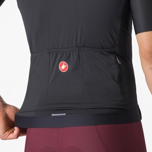 Knife Castelli Espresso jersey - Light black/Dark gray Castelli