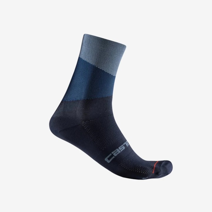 Socks Castelli Horizon 15 - Light steel blue/Belgian blue Castelli