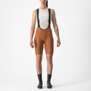 Salopette woman Castelli Espresso W DT bibshort - Mocha Castelli