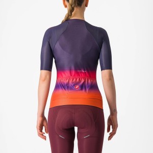 Knife Castelli woman Climber's 4.0 - Night shade/Pink orange Castelli