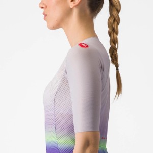 Knife Castelli woman Climber's 4.0 - Purple mist/Green-dark purple Castelli