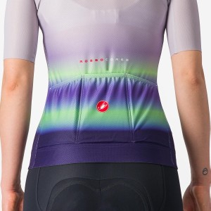 Knife Castelli woman Climber's 4.0 - Purple mist/Green-dark purple Castelli