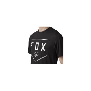 T-shirt technique Fox Racing Shield - Black Fox Racing