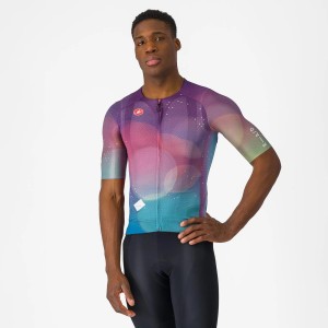 Knife Castelli R-A/D jersey - Multicolor purple Castelli