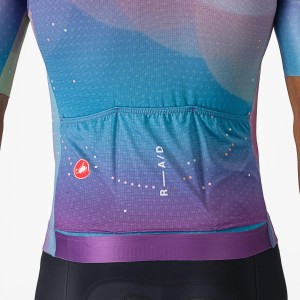 Knife Castelli R-A/D jersey - Multicolor purple Castelli