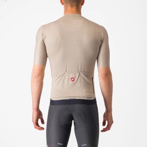 Maglia Castelli Espresso jersey - Clay/Black Castelli