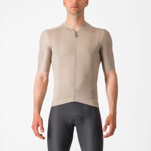 Knife Castelli Espresso jersey - Clay/Black Castelli