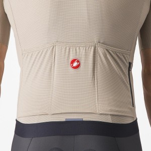 Knife Castelli Espresso jersey - Clay/Black Castelli