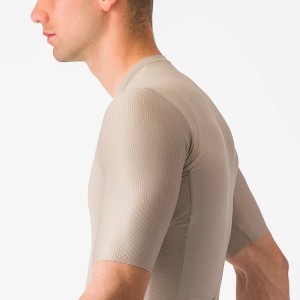 Maglia Castelli Espresso jersey - Clay/Black Castelli