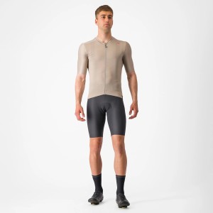 Knife Castelli Espresso jersey - Clay/Black Castelli