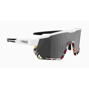 Force DRIFT white glasses with gray polarized Force lenses