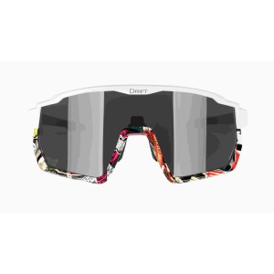 Force DRIFT white glasses with gray polarized Force lenses