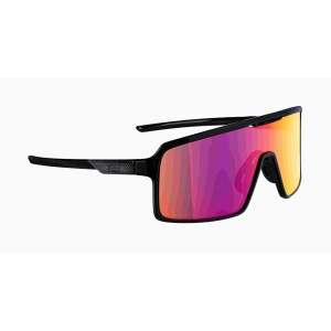 Force STATIC Glasses Black Purple Mirrored Lens Force