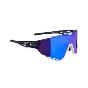 Occhiale Force CREED blu/bianco lente specchiata blu Force