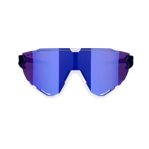 Occhiale Force CREED blu/bianco lente specchiata blu Force