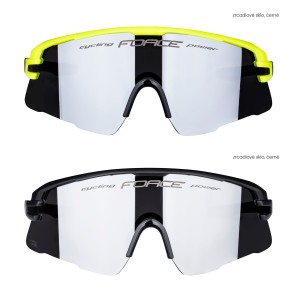 Force AMBIENT 1x black+1x fluo glasses,black lens SET Force