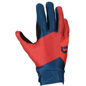 Scott Evo Track junior gloves - Dark blue/Red Scott