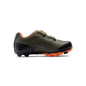 Scarpe Northwave Origin Junior - Verde Scuro/Arancione Northwave