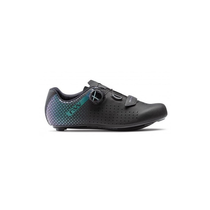 Shoes Northwave Core Plus 2 Woman - Black/Turquoise Northwave