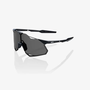 Glasses 100% Hypercraft XS - Matte black/smoke lens 100%