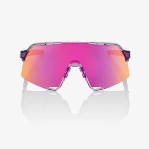 Occhiali 100% S3 - Polished Translucent Grey/Purple multilayer mirror lens 100%