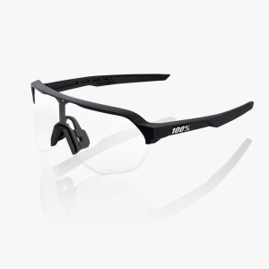 Glasses 100% S2 - Soft Tact Black/smoke lens 100%