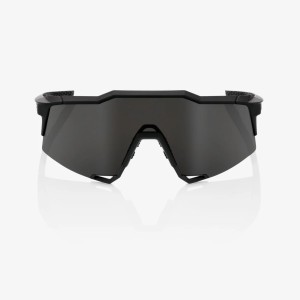 Glasses 100% SPEEDCRAFT - Soft Tact Black/Smoke lens 100%