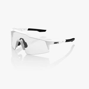 Occhiali 100% SPEEDCRAFT SL - Soft Tact Off White/Hiper Red multilayer mirror lens 100%