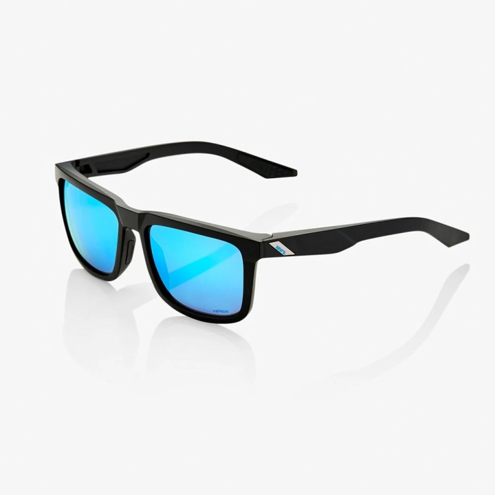 Occhiali 100% BLAKE - Matte Black/Hiper Blue multilayer mirror lens 100%